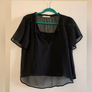 Abercrombie short-sleeve blouse